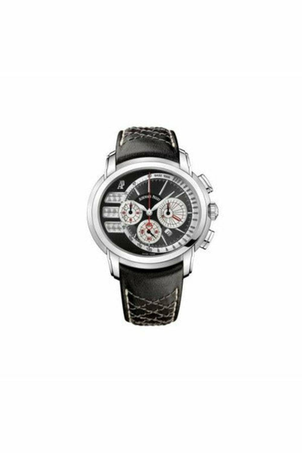 audemars piguet millenary chronograph stainless steel men's watch-DUBAILUXURYWATCH