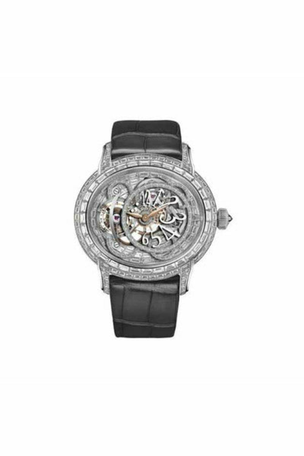 audemars piguet millenary tourbillon sapphire dial 45mm 18k white gold men's watch-DUBAILUXURYWATCH