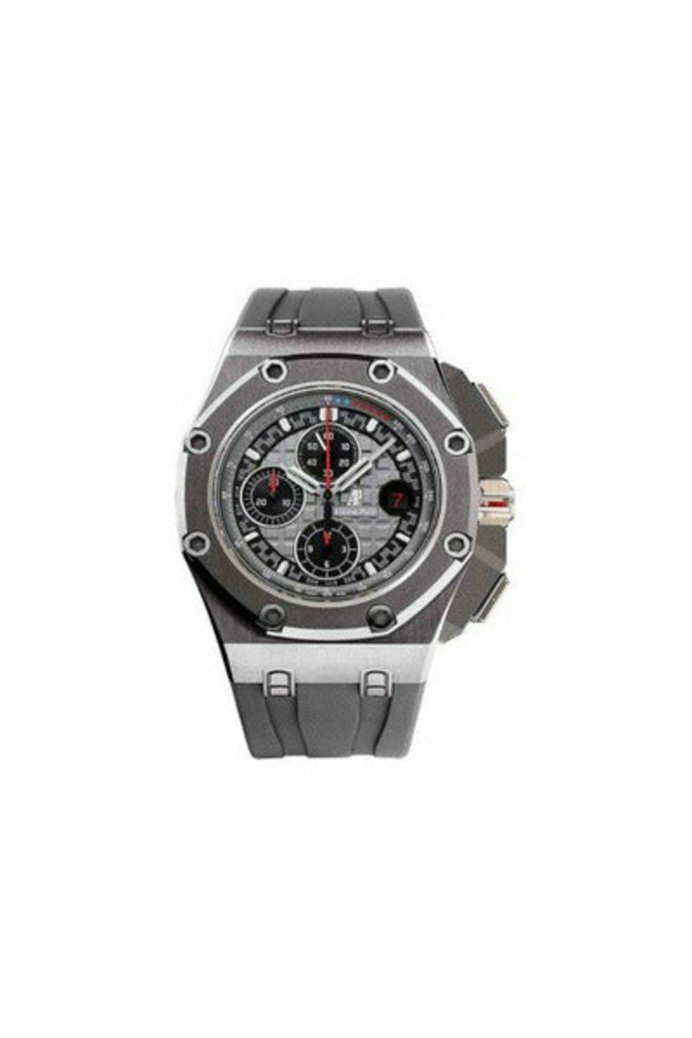 audemars piguet offshore michael schumacher titanium black dial limited edition to 1000 pcs men's watch ref. 26568im.oo.a004ca.01-DUBAILUXURYWATCH