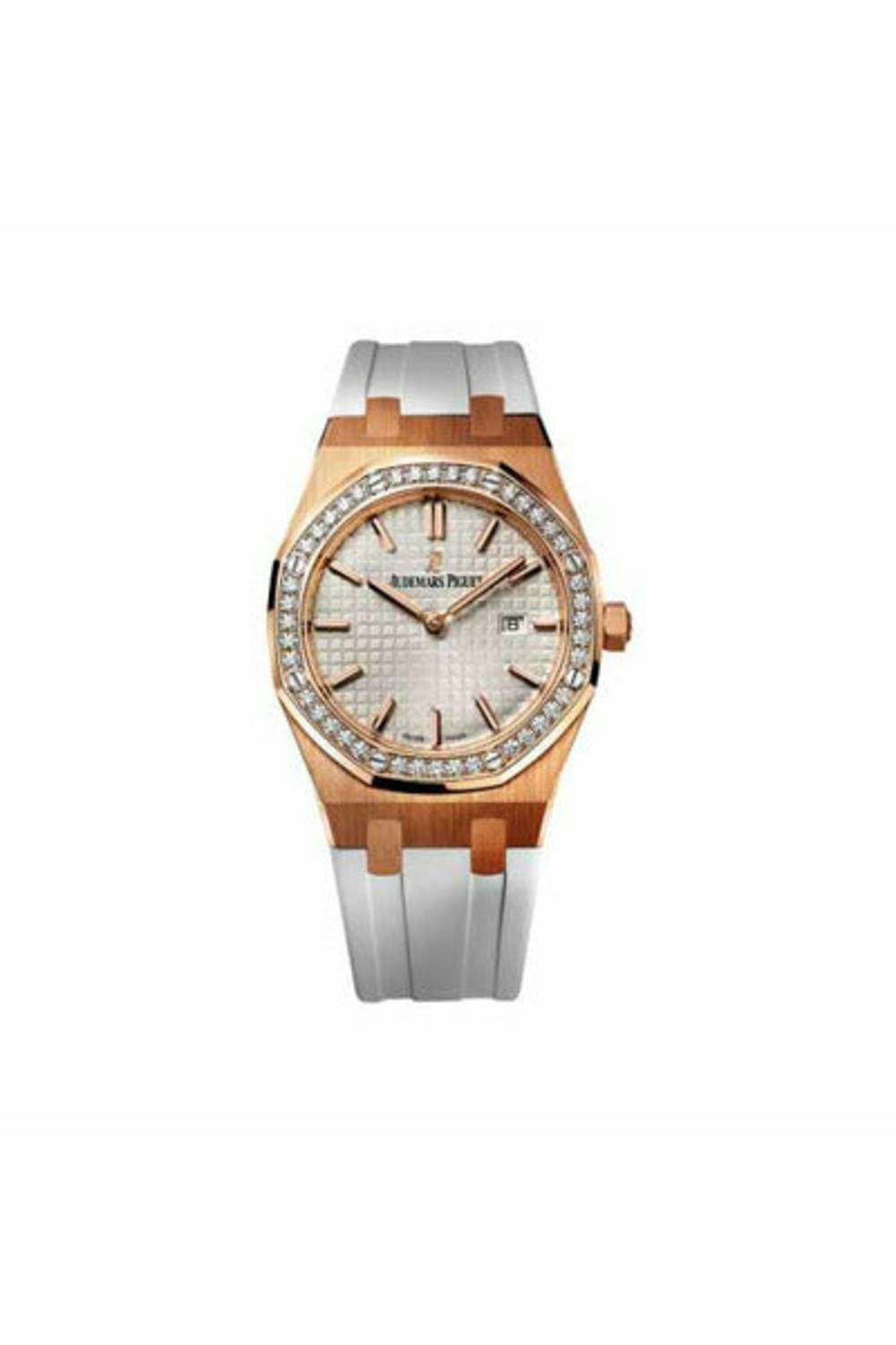 audemars piguet royal oak 18kt rose gold 33mm ladies watch-DUBAILUXURYWATCH