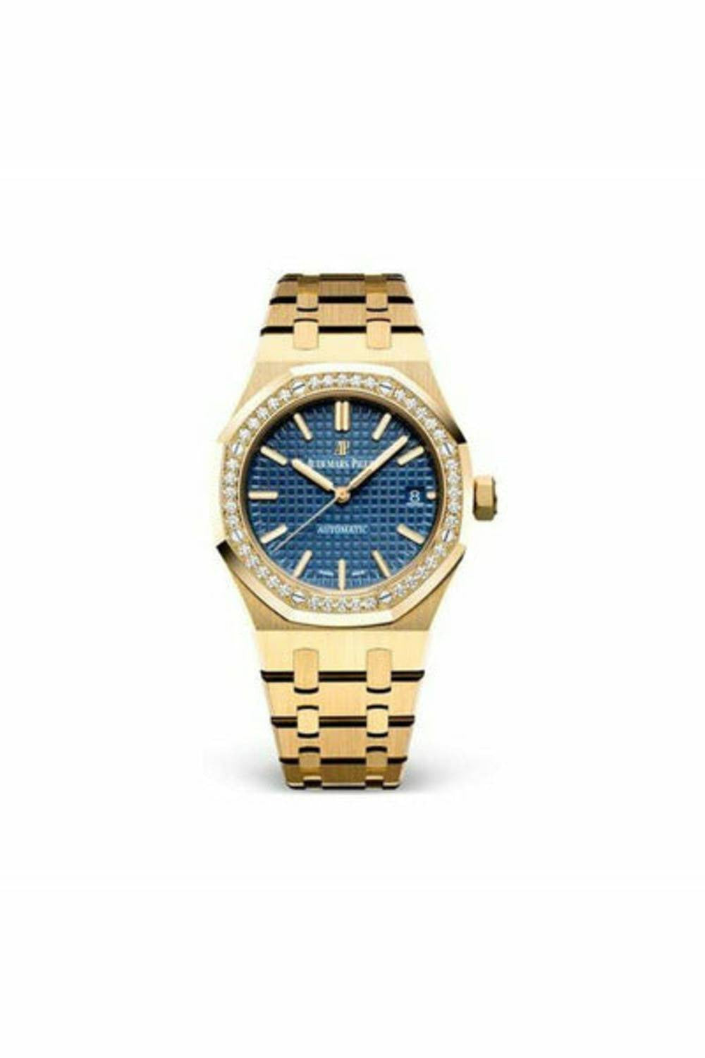 audemars piguet royal oak 37mm 18kt yellow gold men's watch-DUBAILUXURYWATCH