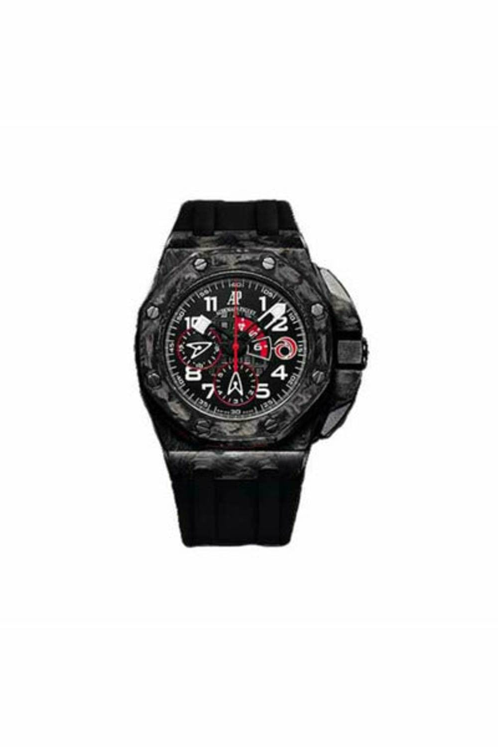 audemars piguet royal oak automatic chronograph forged carbon men's watch-DUBAILUXURYWATCH