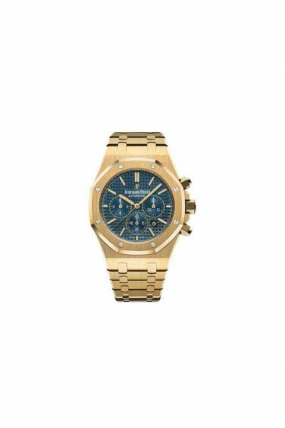 audemars piguet royal oak chronograph 18kt yellow gold 41mm men's watch-DUBAILUXURYWATCH