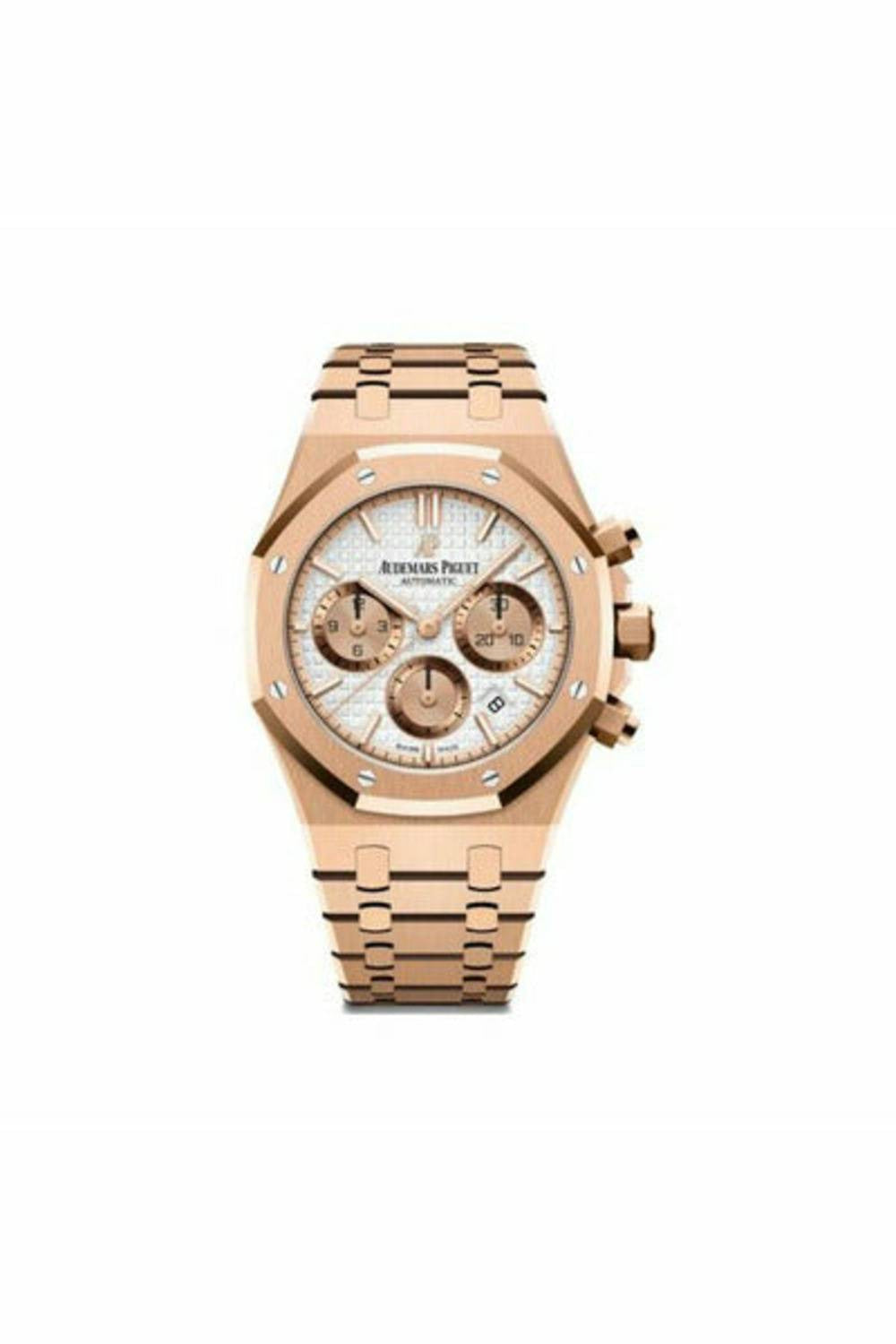 audemars piguet royal oak chronograph 38mm 18k rose gold men's watch-DUBAILUXURYWATCH