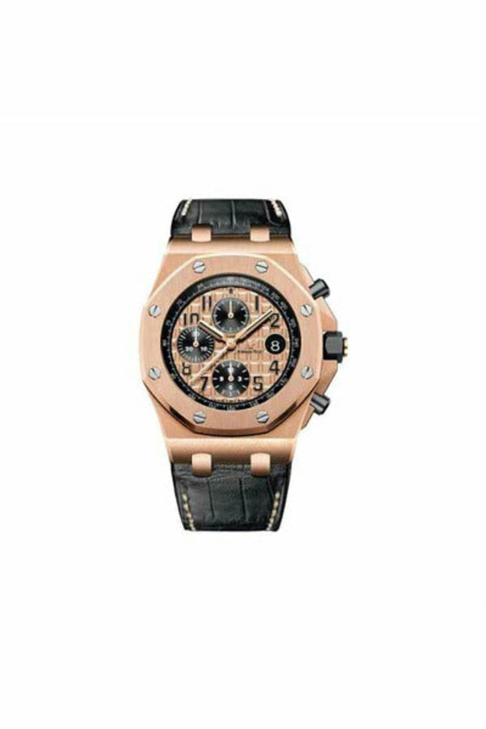 audemars piguet royal oak offshore chronograph 18kt rose gold 42mm men's watch-DUBAILUXURYWATCH