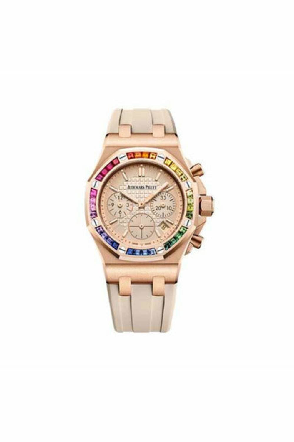 audemars piguet royal oak offshore chronograph 37mm 18kt rose gold ladies watch-DUBAILUXURYWATCH