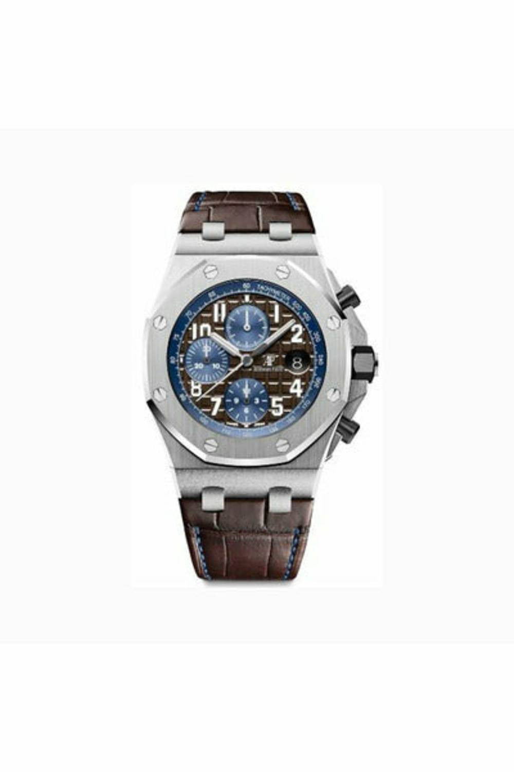 audemars piguet royal oak offshore chronograph 42mm stainless steel men's watch-DUBAILUXURYWATCH