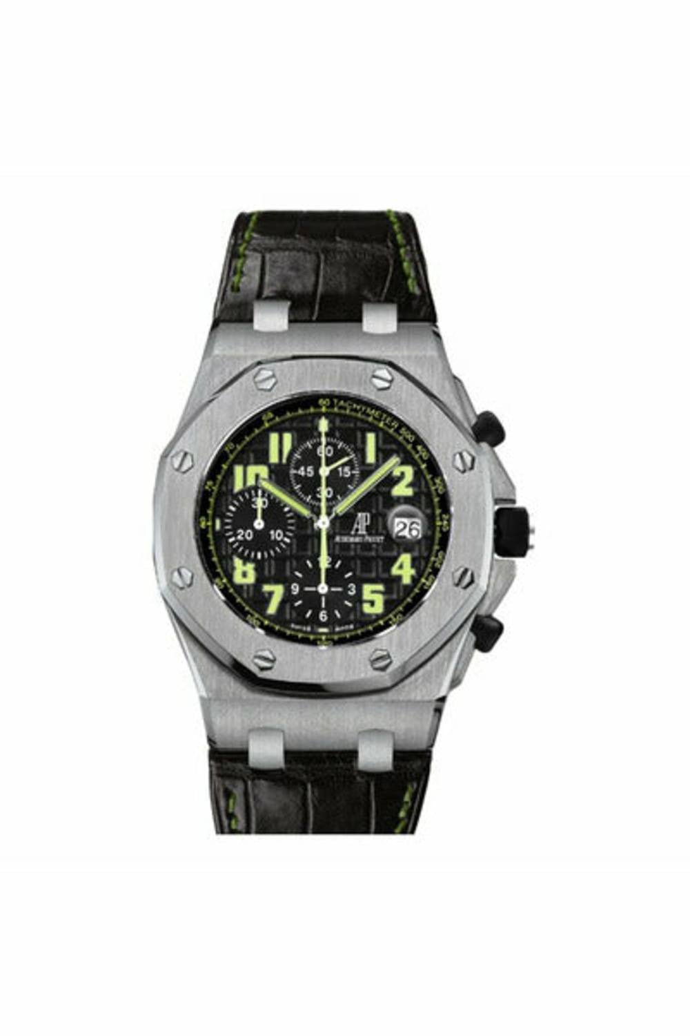 audemars piguet royal oak offshore chronograph automatic black dial men's watch-DUBAILUXURYWATCH