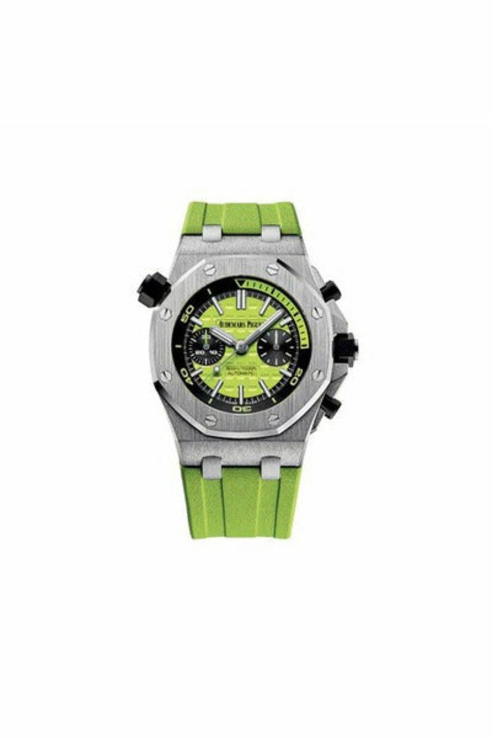 audemars piguet royal oak offshore diver chronograph stainless steel 42mm men's watch-DUBAILUXURYWATCH