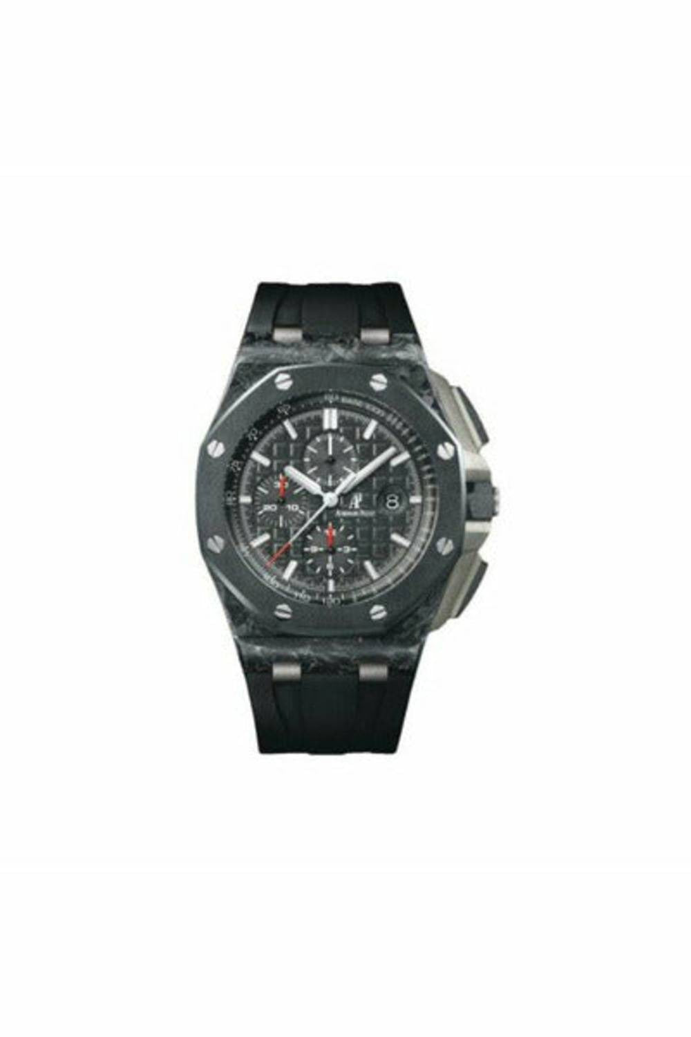 audemars piguet royal oak offshore forged carbon 44mm black dial men's watch ref. 26400au.oo.a002ca.0126400au.oo.a002ca.01-DUBAILUXURYWATCH