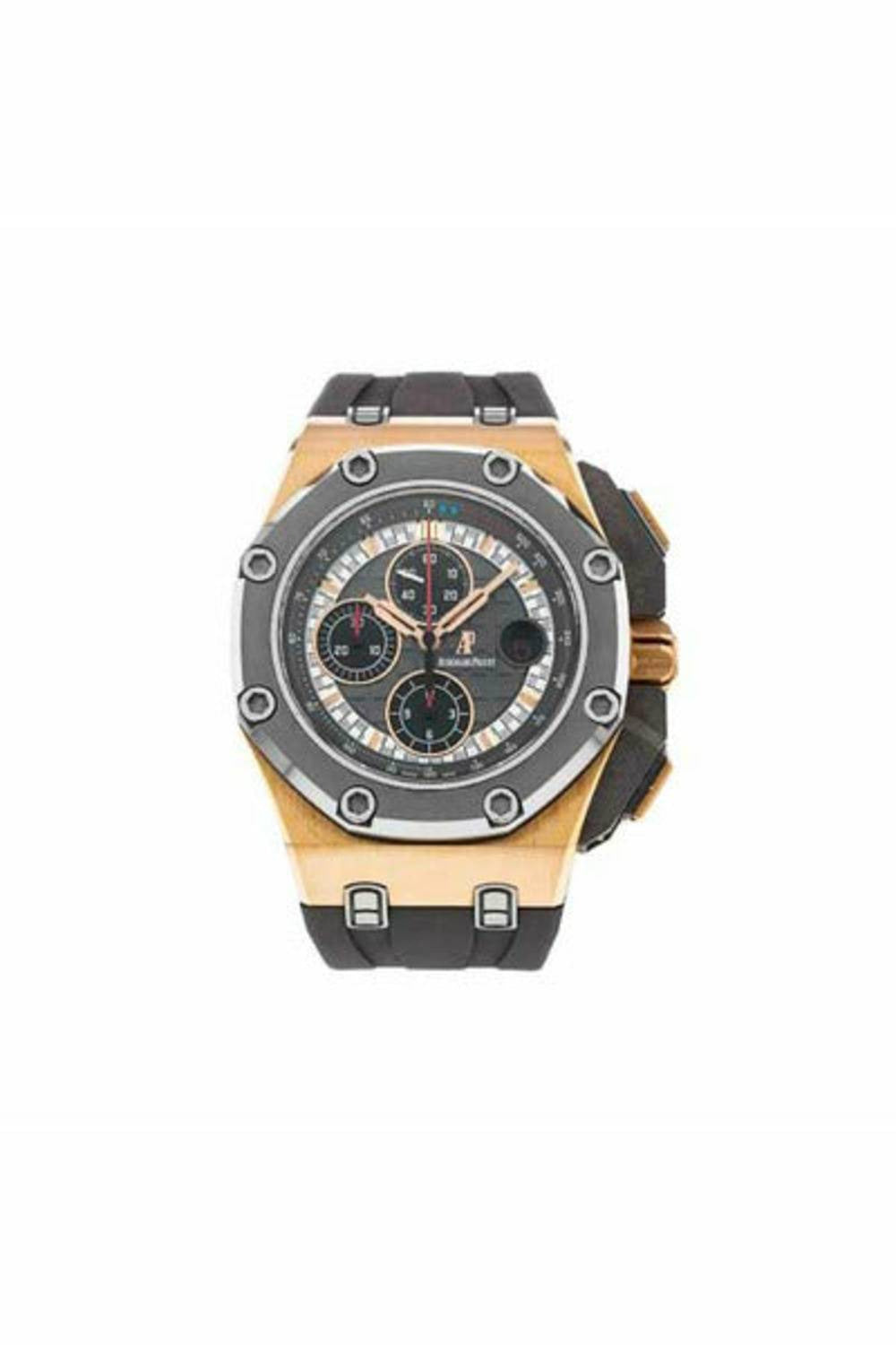 audemars piguet royal oak offshore michael schumacher 44mm 18k rose gold men's watch-DUBAILUXURYWATCH