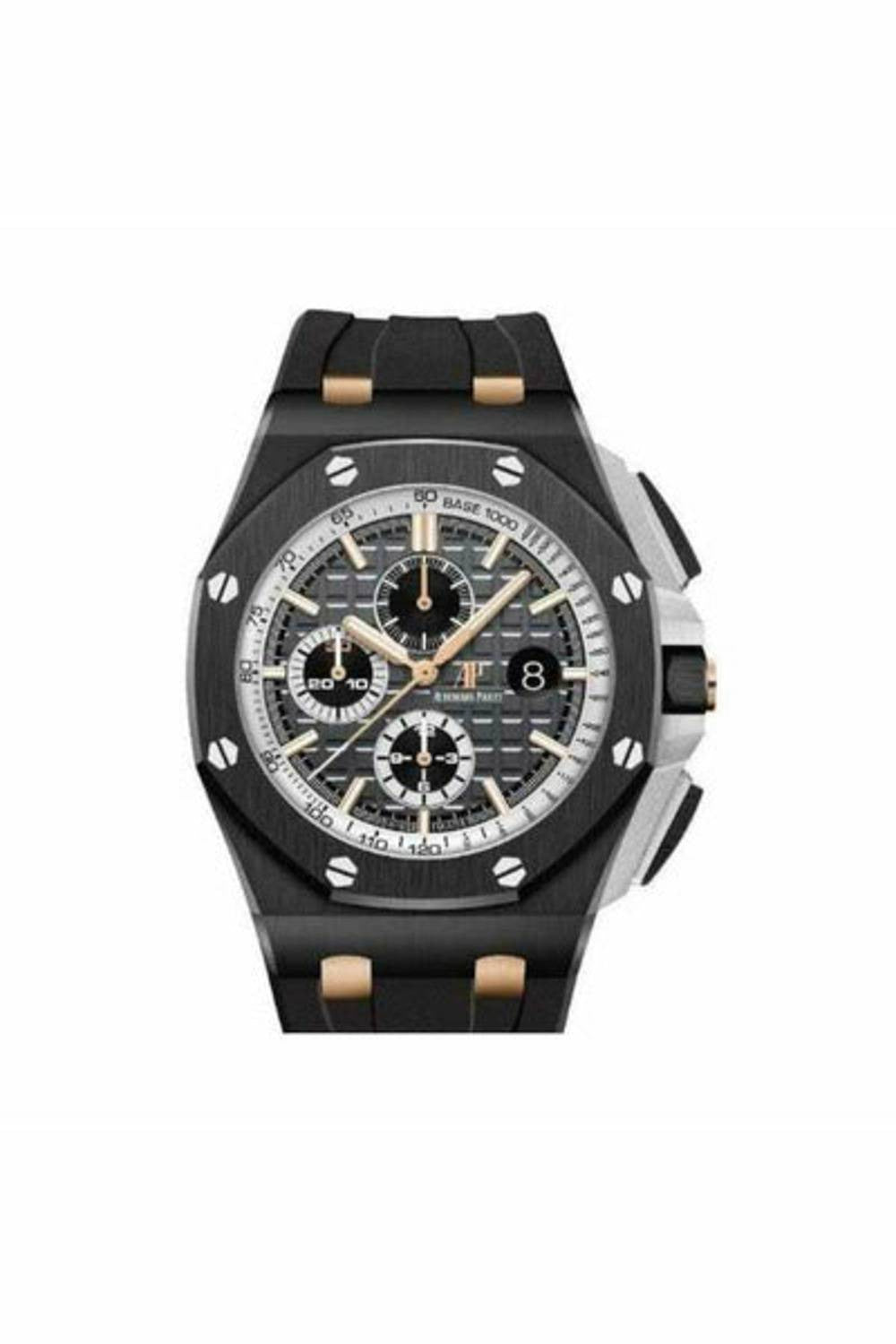 audemars piguet royal oak offshore "pride of germany" ceramic men's watch-DUBAILUXURYWATCH