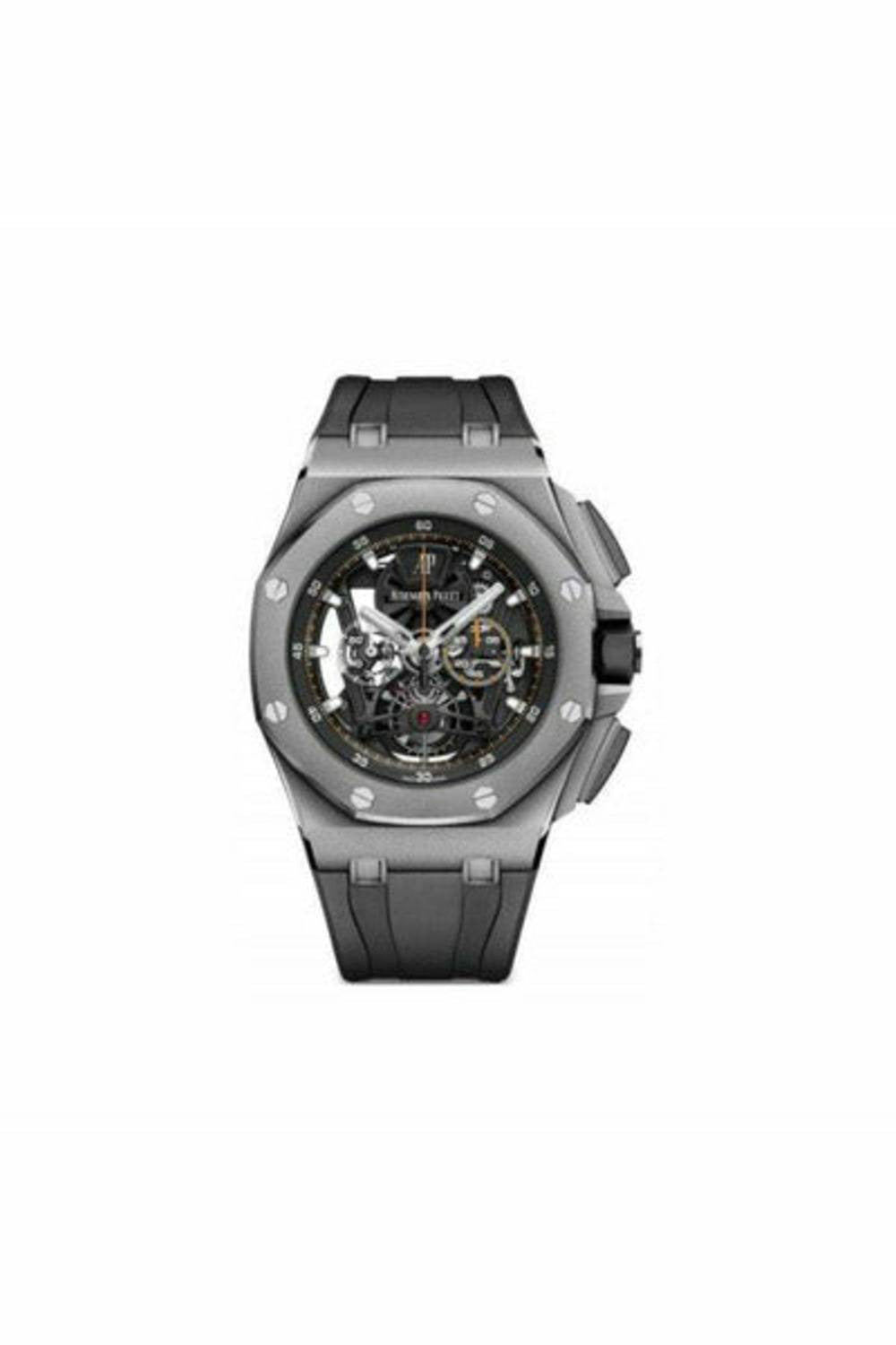 audemars piguet royal oak offshore tourbillon chronograph titanium 44mm men's watch-DUBAILUXURYWATCH