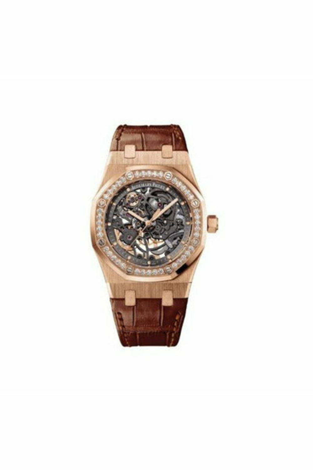 audemars piguet royal oak openworked 18kt rose gold 39mm men's watch-DUBAILUXURYWATCH