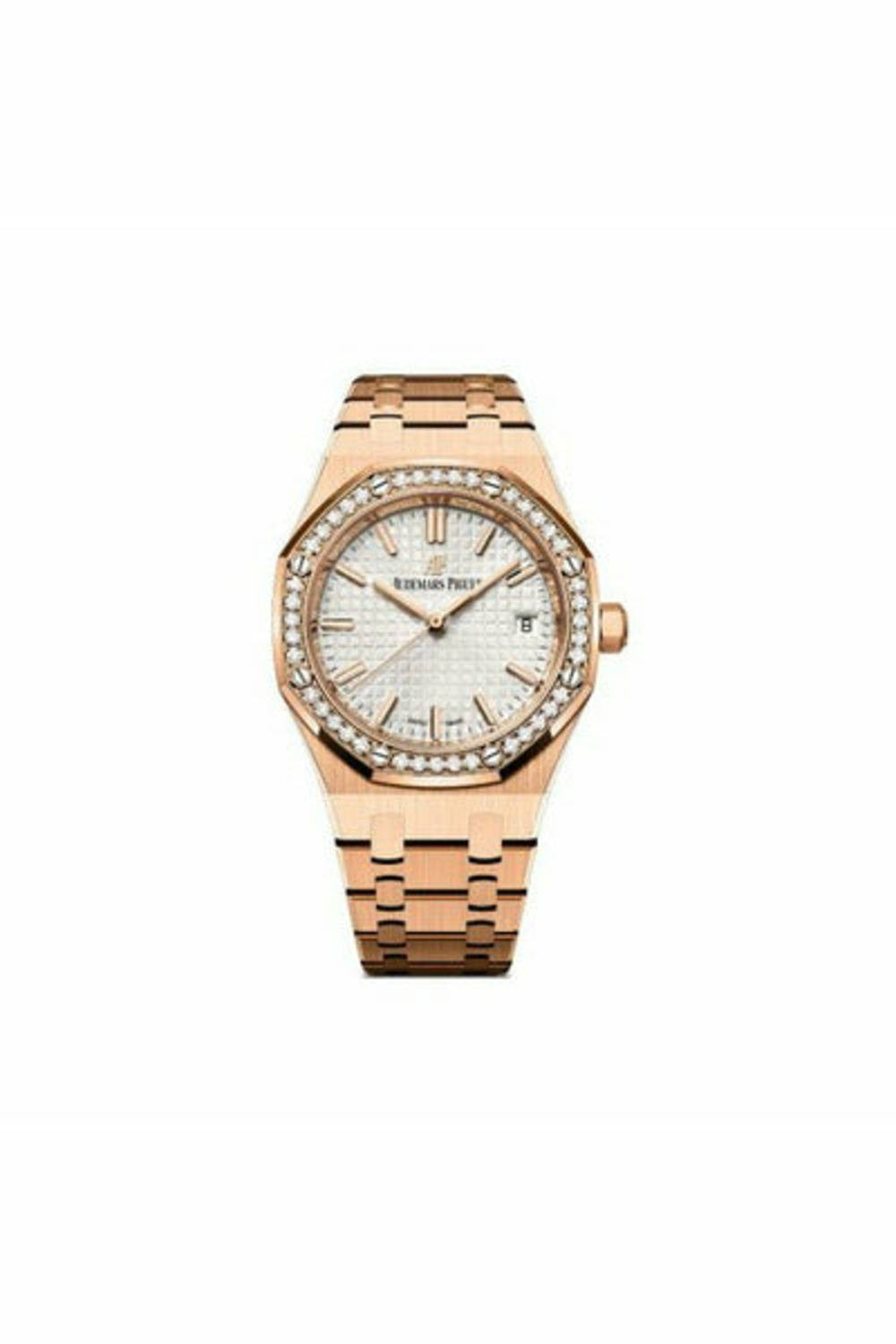 audemars piguet royal oak selfwinding 18k rose gold ladies watch-DUBAILUXURYWATCH