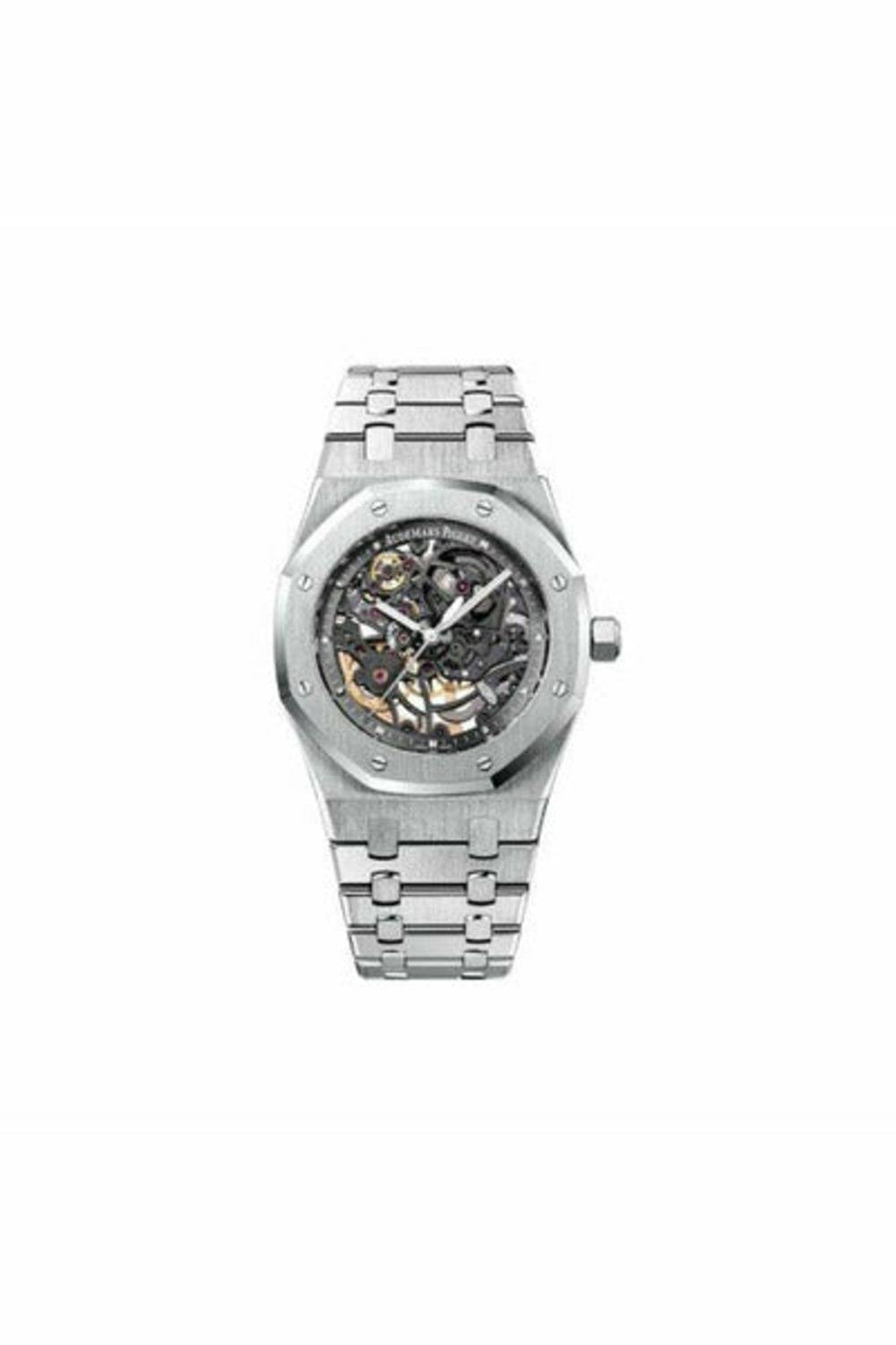 audemars piguet royal oak stainless steel 39mm x 49mm skeleton dial men's watch-DUBAILUXURYWATCH