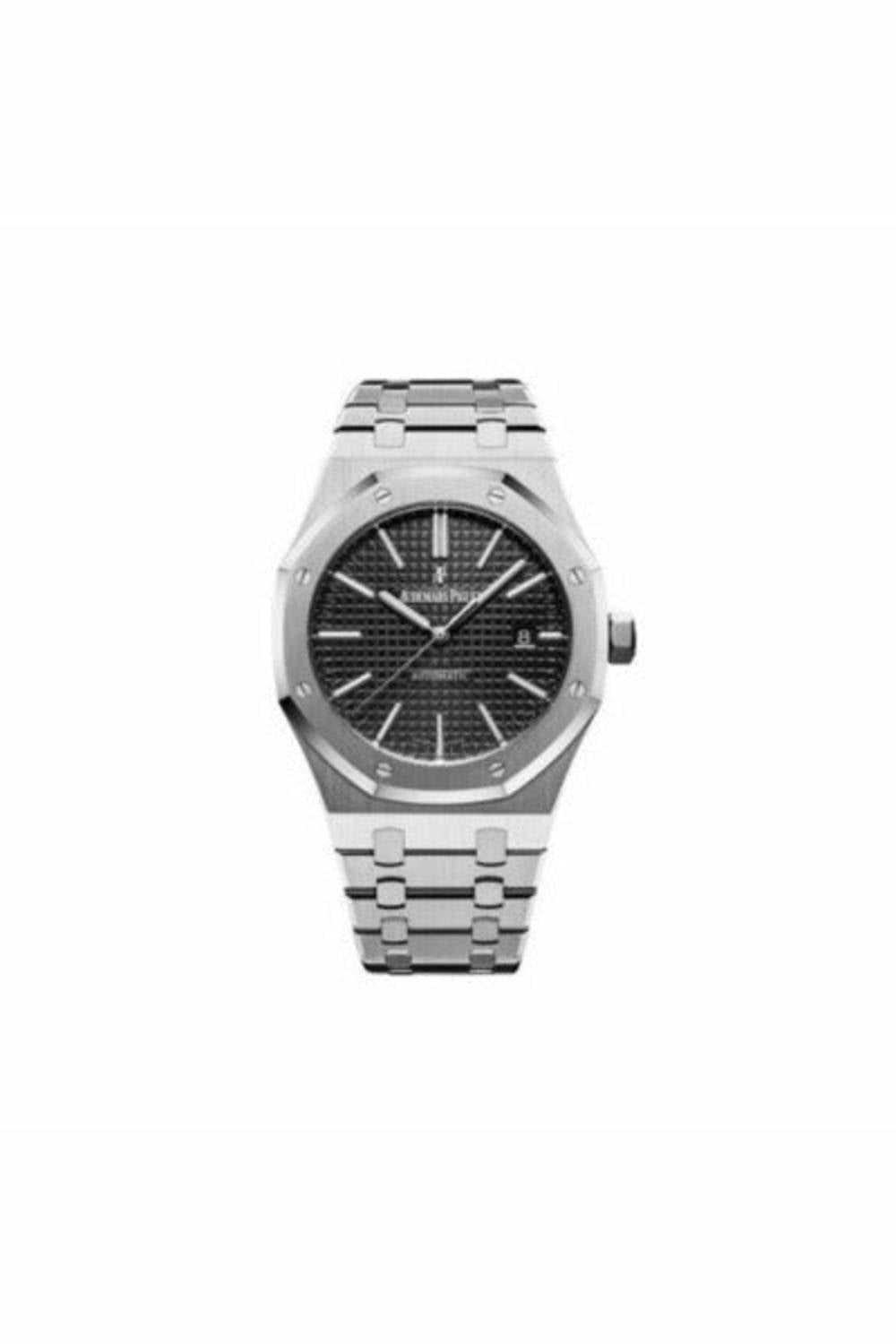 audemars piguet royal oak stainless steel 41mm black dial men's watch ref. 15400st.oo.1220st.01-DUBAILUXURYWATCH