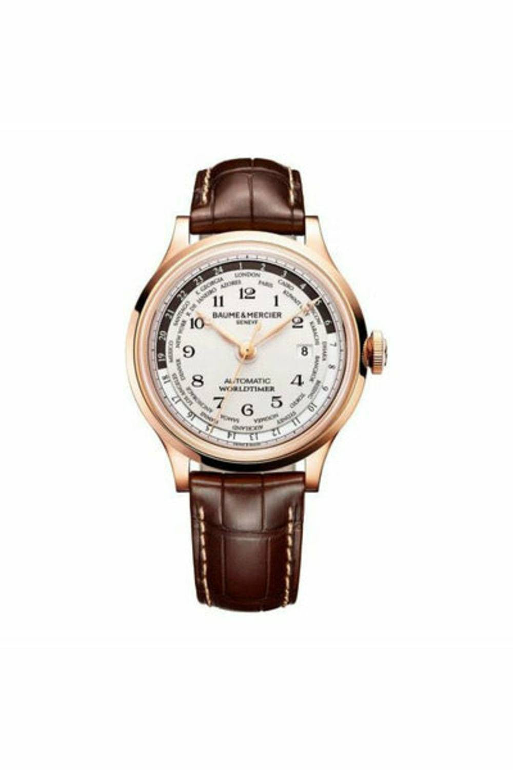 baume & mercier capeland 44mm 18k rose gold men's watch-DUBAILUXURYWATCH