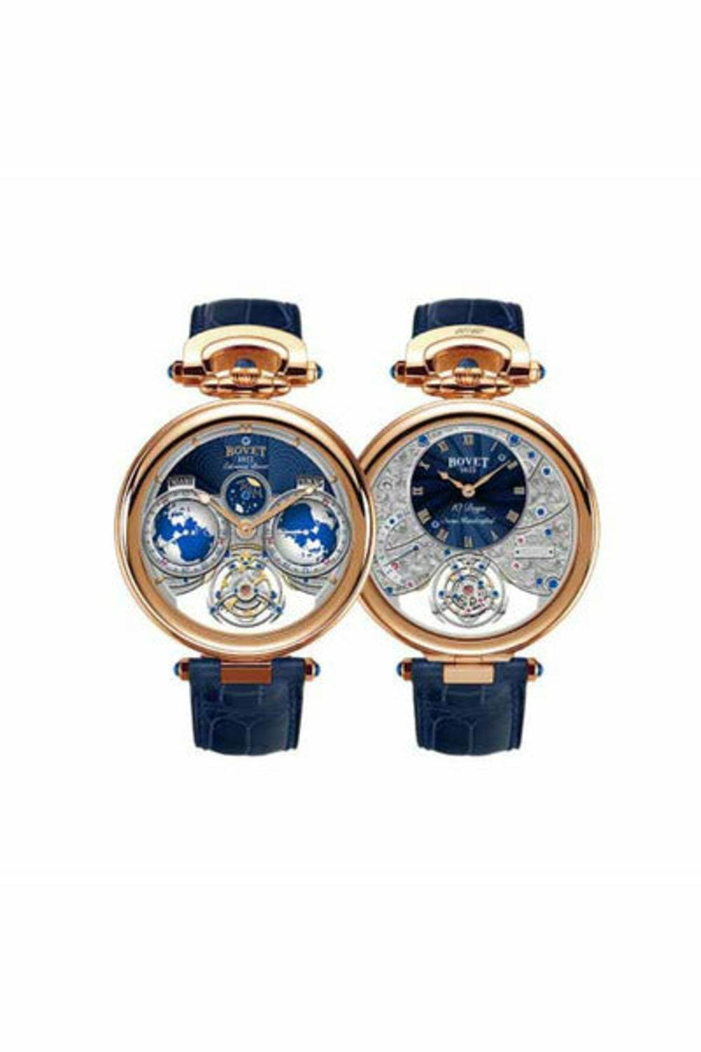 bovet amadeo fleurier edouard flying tourbillon 46mm 18k rose gold men's watch-DUBAILUXURYWATCH