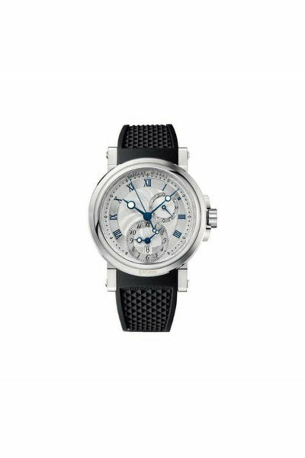 breguet marine automatic dual time stainless steel 42mm men's watch-DUBAILUXURYWATCH