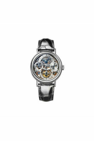 breguet tourbillon perpetual calendar platinum 40mm men's watch-DUBAILUXURYWATCH