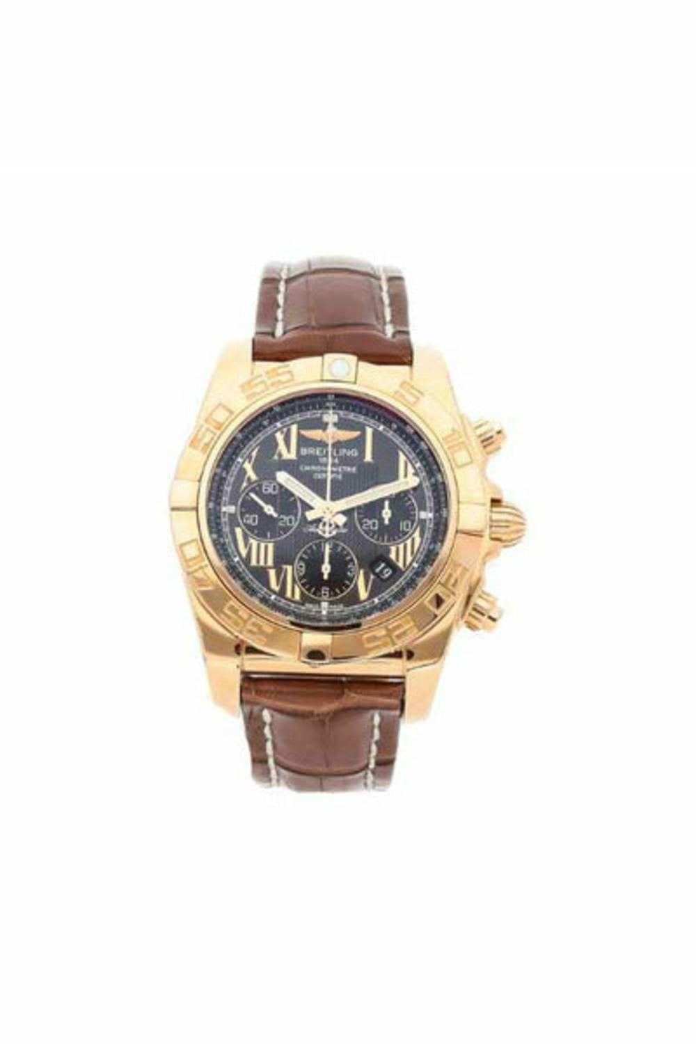 breitling chronomat 44mm 18kt rose gold men's watch-DUBAILUXURYWATCH