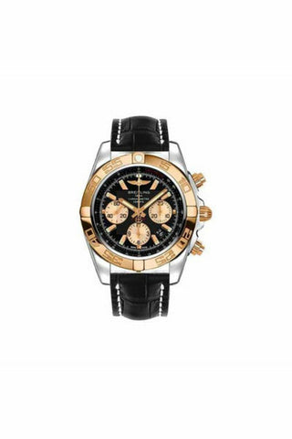 breitling chronomat b01 chronograph 44mm stainless steel/18kt rose gold men's watch-DUBAILUXURYWATCH