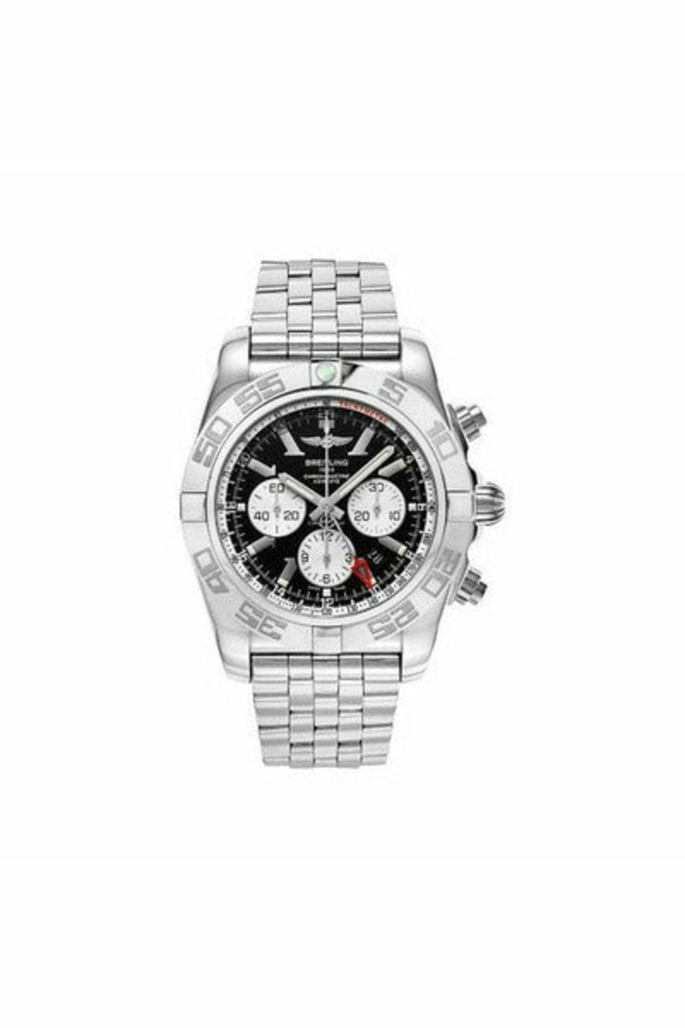 breitling chronomat gmt stainless steel 47mm men's watch-DUBAILUXURYWATCH