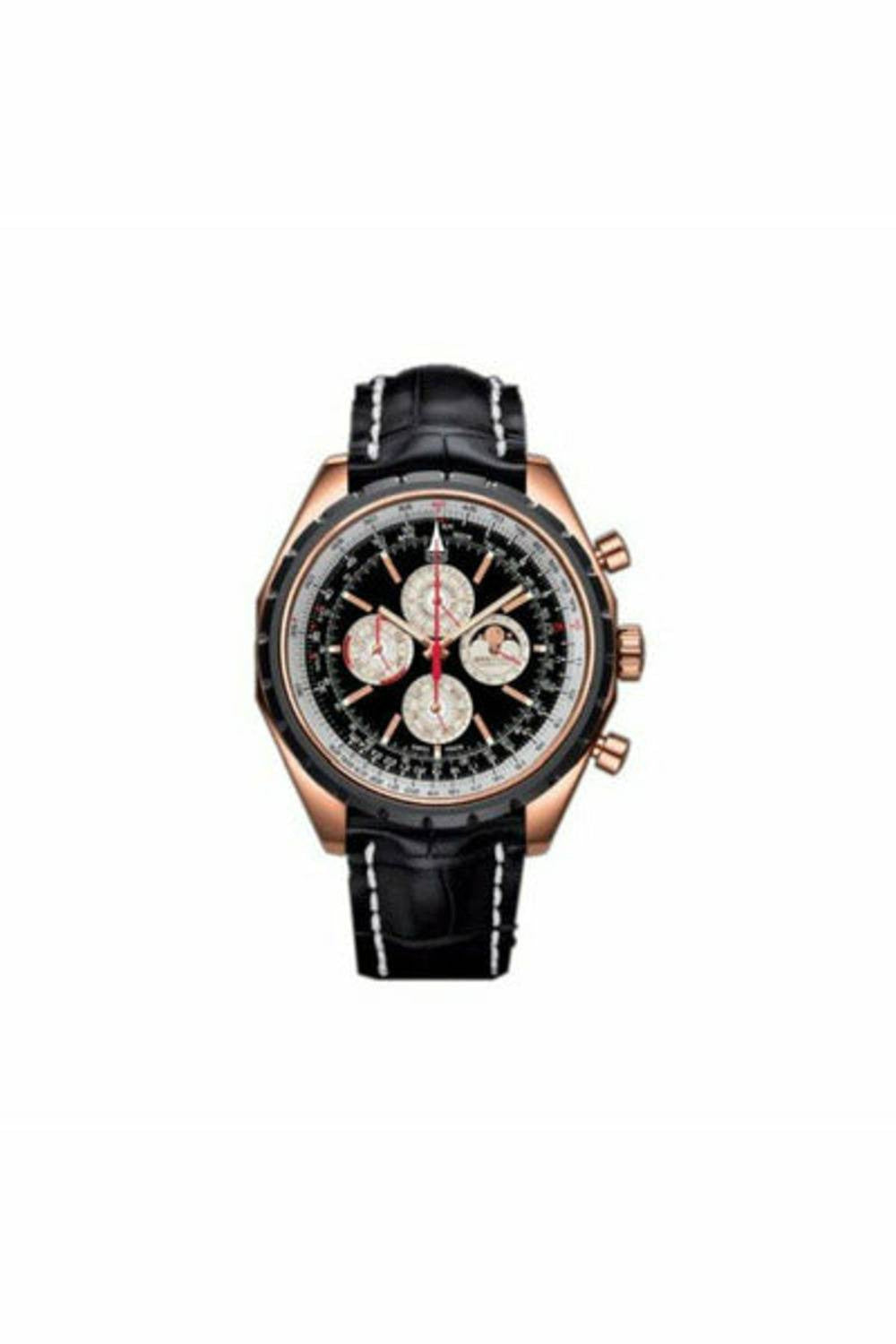 breitling chronomatic limited edition 18kt rose gold 49mm men's watch-DUBAILUXURYWATCH