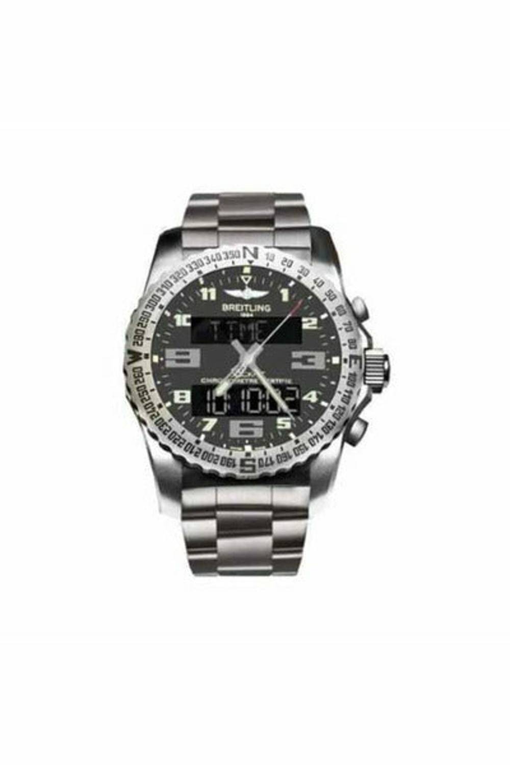 breitling cockpit b50 46mm titanium men's watch-DUBAILUXURYWATCH