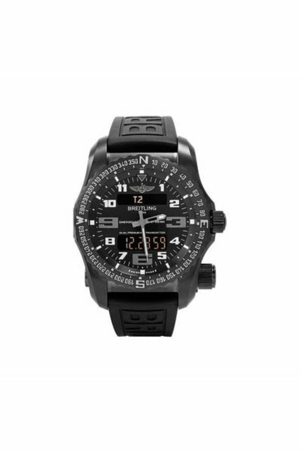 breitling emergency ii b50 51mm titanium men's watch-DUBAILUXURYWATCH