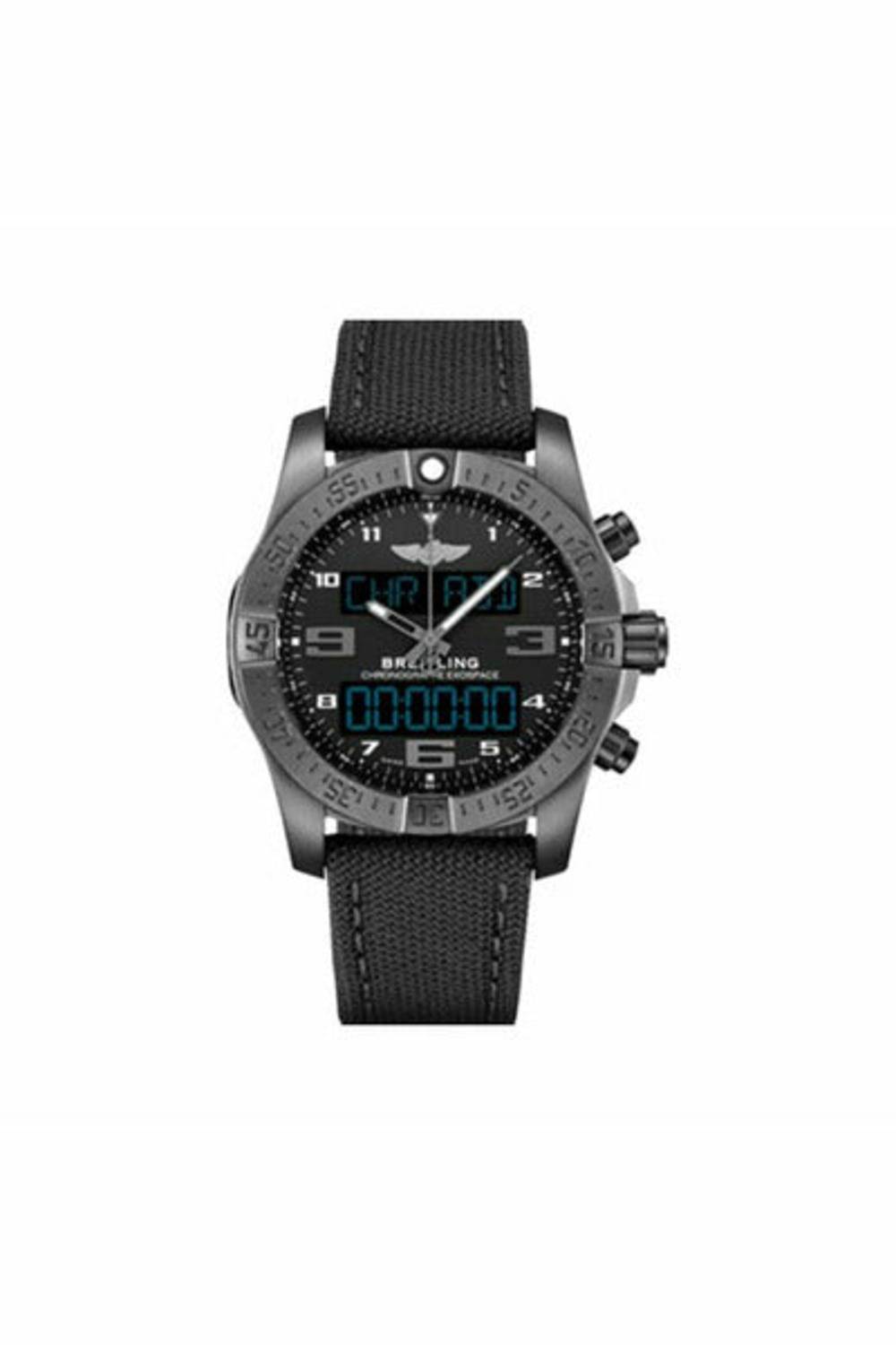 breitling exospace b55 perpetual chronograph quartz analog digital chronometer watch DUBAILUXURYWATCH