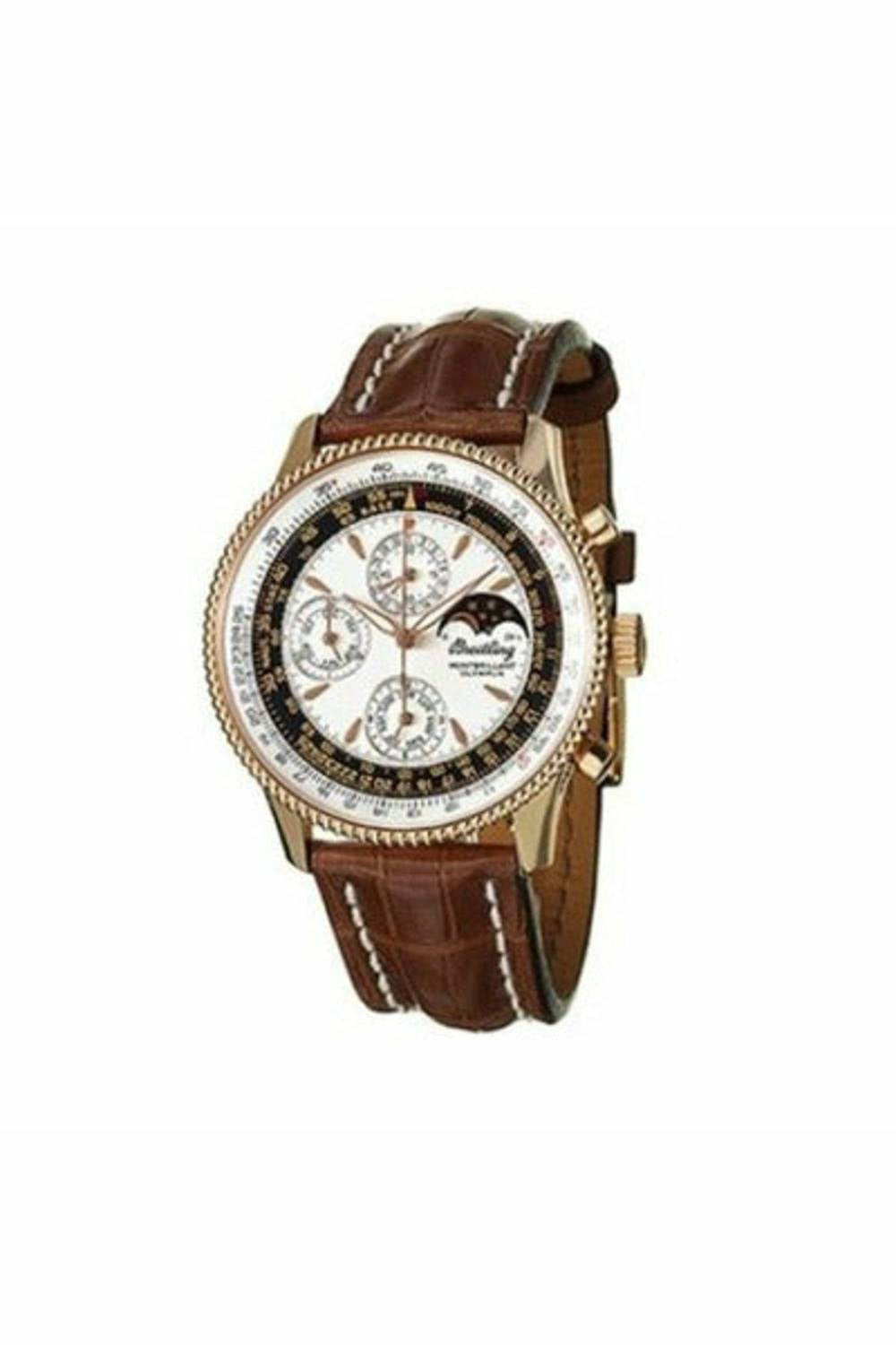 breitling montbrillant olympus 18kt rose gold 43mm limited edition 500 pcs men's watch-DUBAILUXURYWATCH