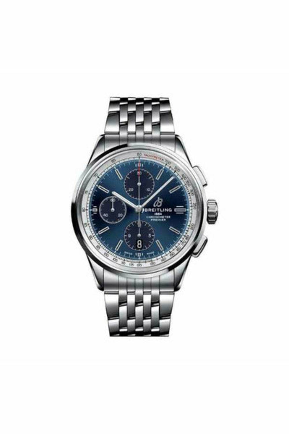 breitling premier chronograph 42mm stainless steel men's watch ref. a13315351c1a1-DUBAILUXURYWATCH