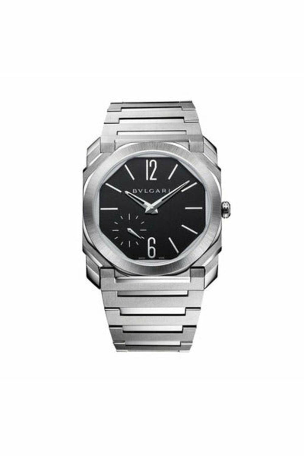 bulgari bvlgari octo finissimo automatic satin polished steel ref. 103297-DUBAILUXURYWATCH