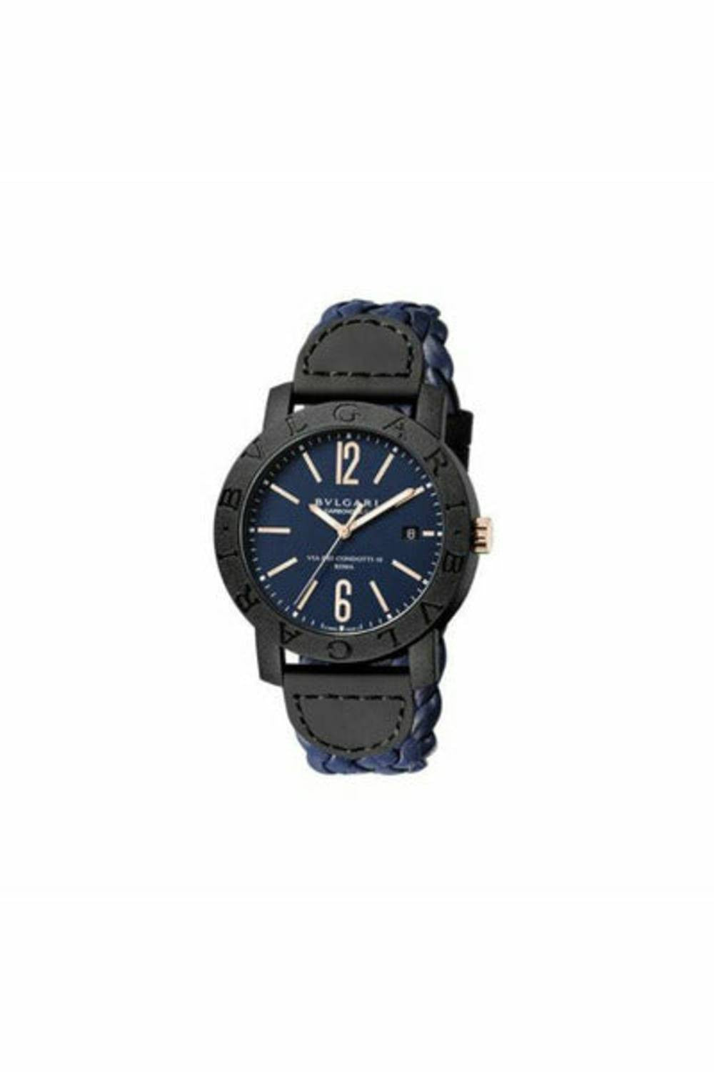 bvlgari bvlgari carbon & gold 40mm men's watch ref. 102634-DUBAILUXURYWATCH