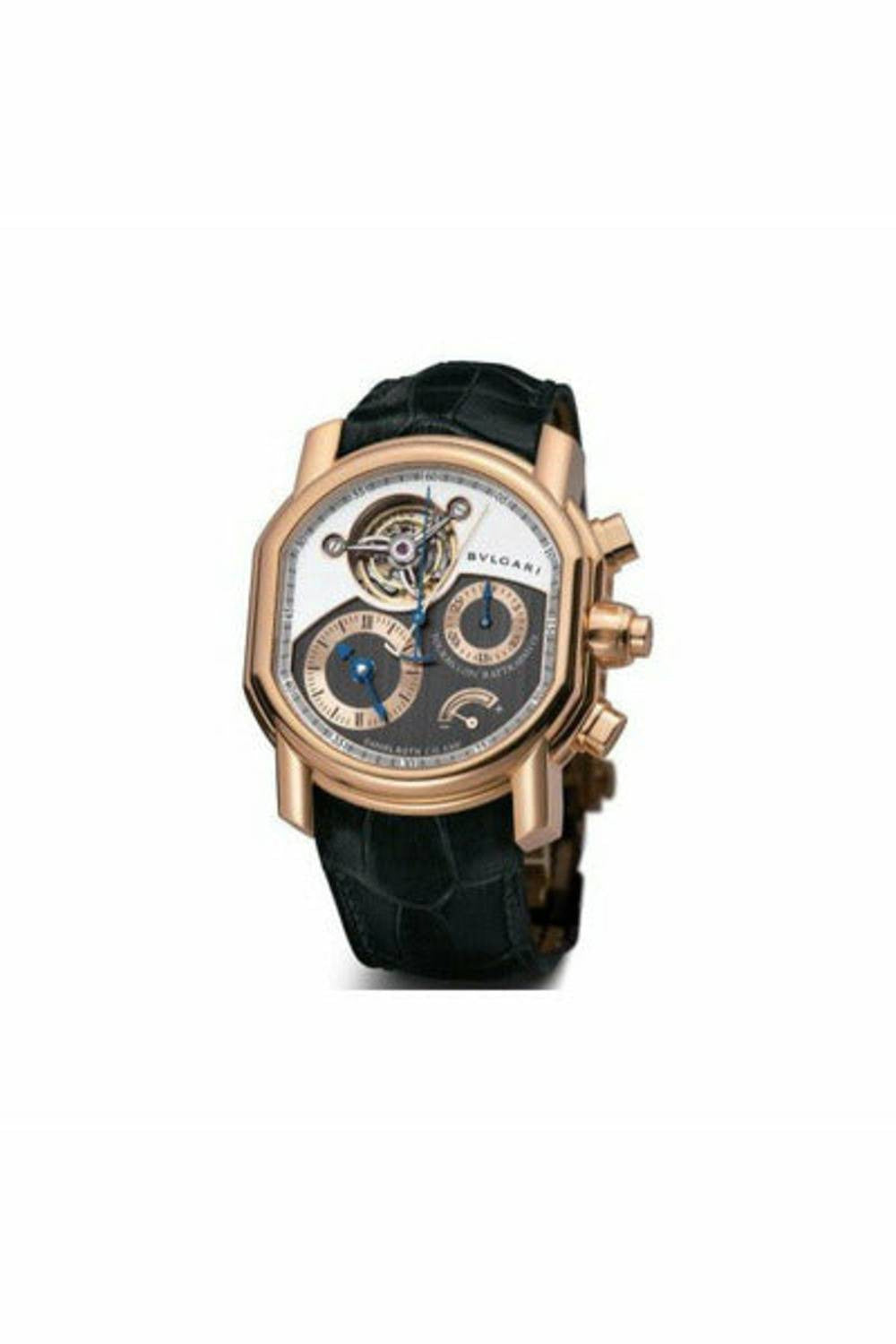 bvlgari daniel roth tourbillon rattrapante 46mm 18kt rose gold men's watch-DUBAILUXURYWATCH