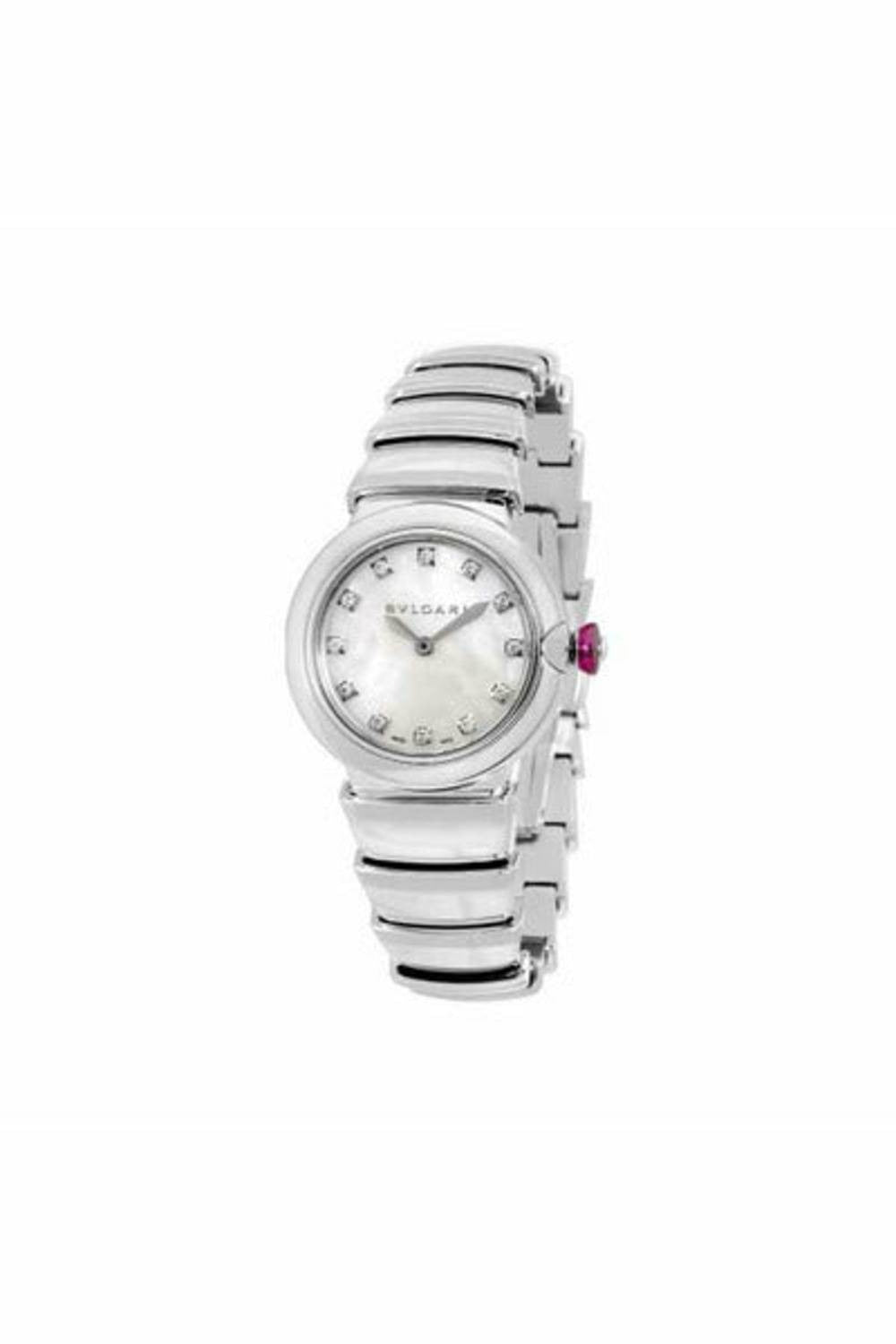 bvlgari lucea 28mm stainless steel ladies watch-DUBAILUXURYWATCH