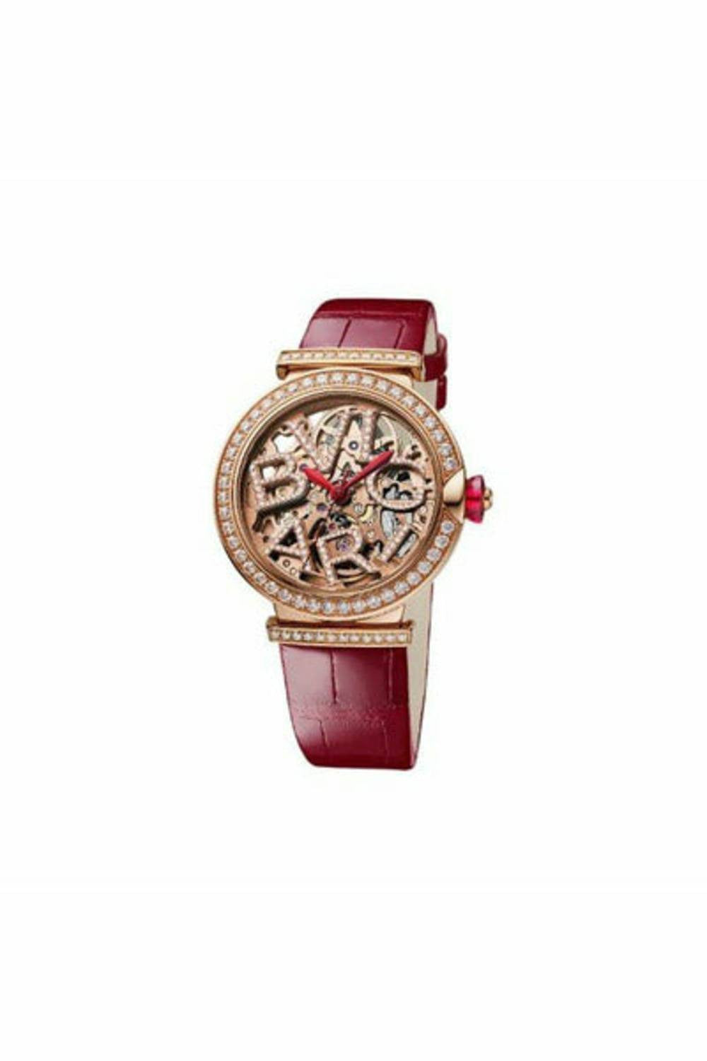 bvlgari lucea 33mm 18kt rose gold ladies watch-DUBAILUXURYWATCH