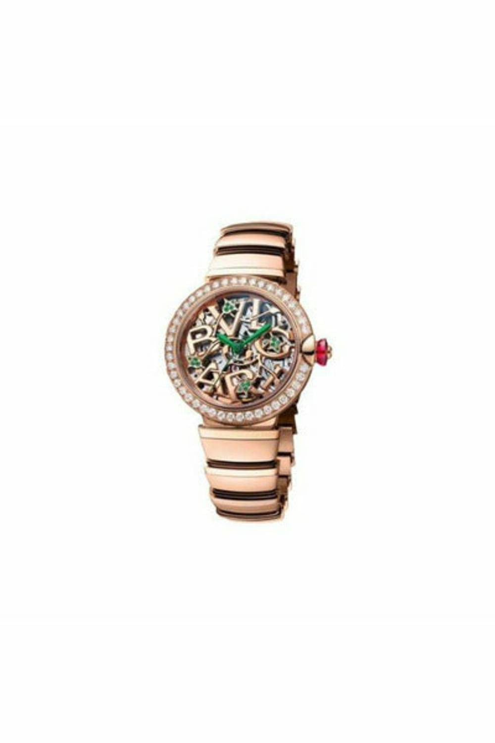 bvlgari lvcea 33mm 18kt rose gold special edition ladies watch-DUBAILUXURYWATCH