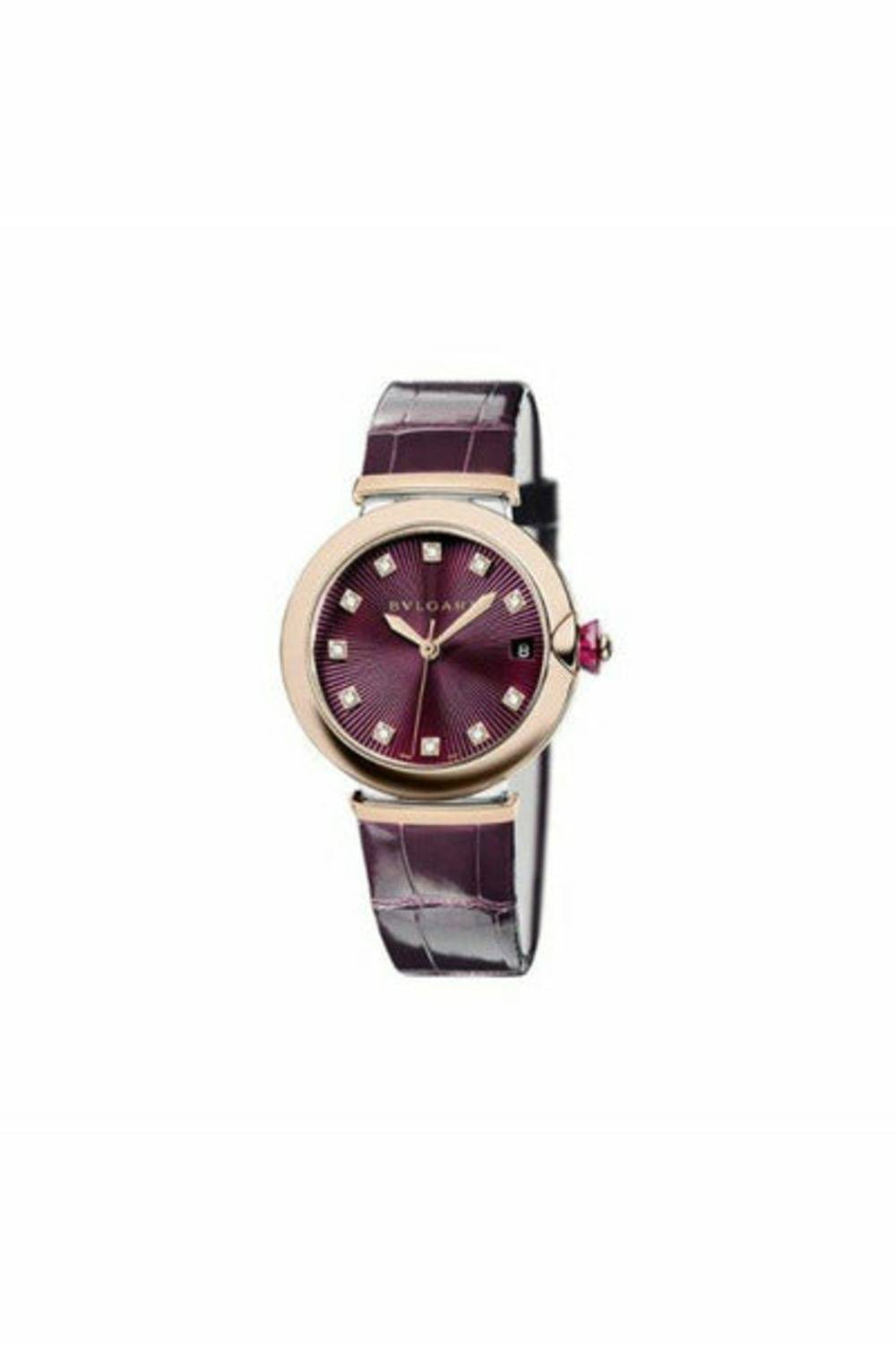 bvlgari lvcea steel and gold 36mm ladies watch-DUBAILUXURYWATCH