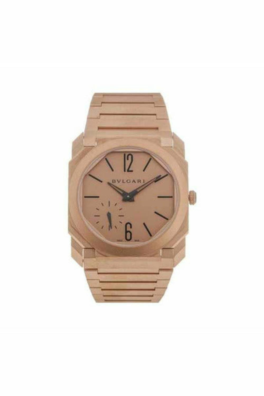 bvlgari octo finissimo 40mm 18kt rose gold men's watch-DUBAILUXURYWATCH