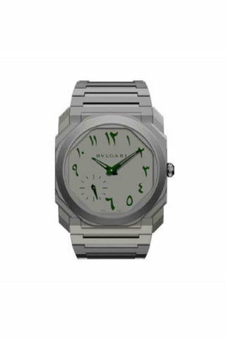 bvlgari octo finissimo extra thin arabic 40mm stainless steel men?s watch-DUBAILUXURYWATCH