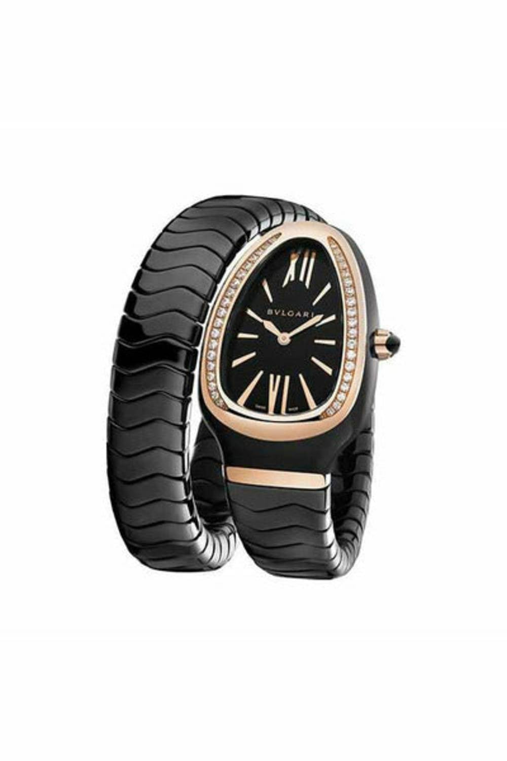 bvlgari serpenti spiga 35mm black ceramic ladies watch ref. 102532 spc35bgdbcgd1.1t-DUBAILUXURYWATCH