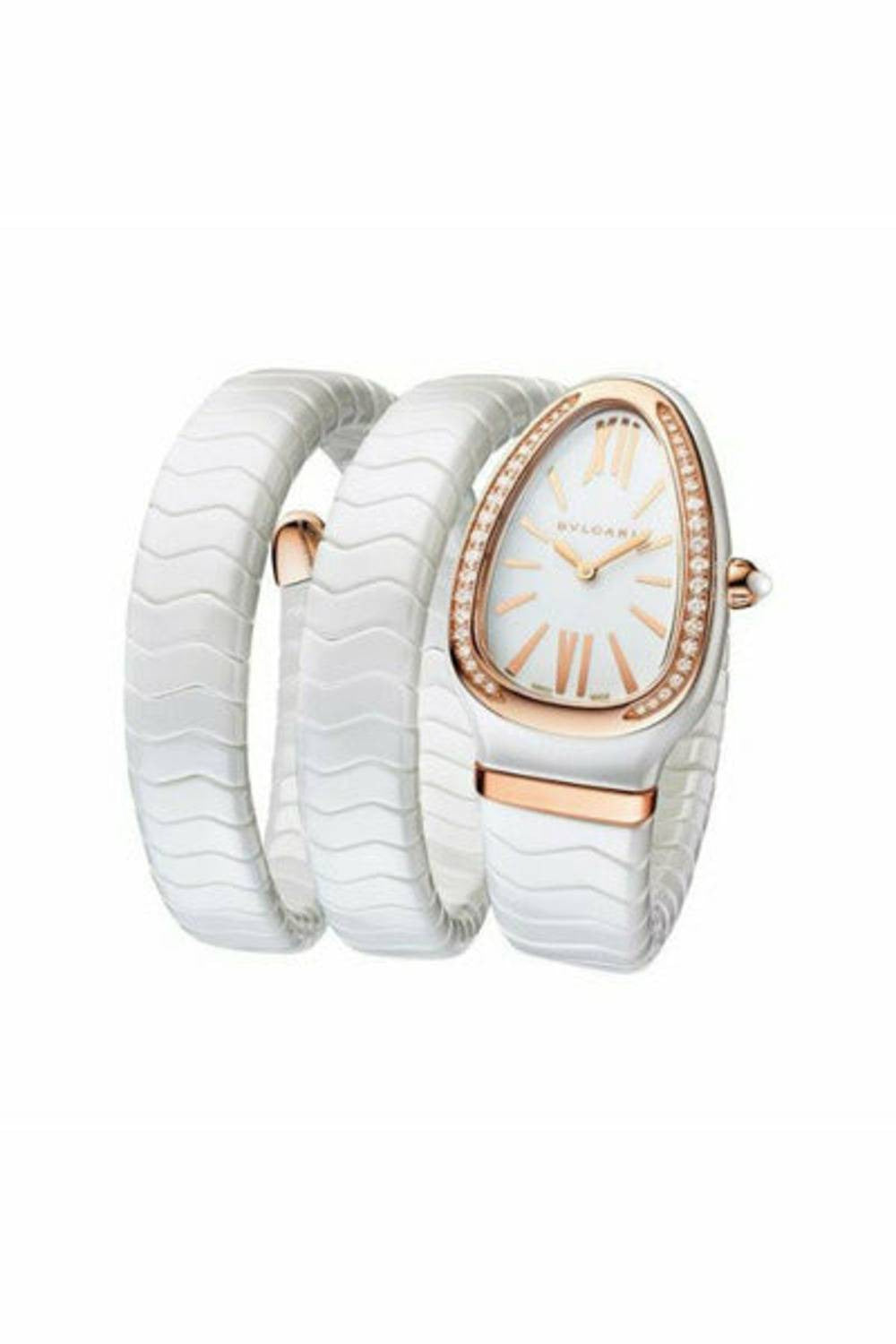 bvlgari serpenti spiga 35mm ceramic ladies watch-DUBAILUXURYWATCH