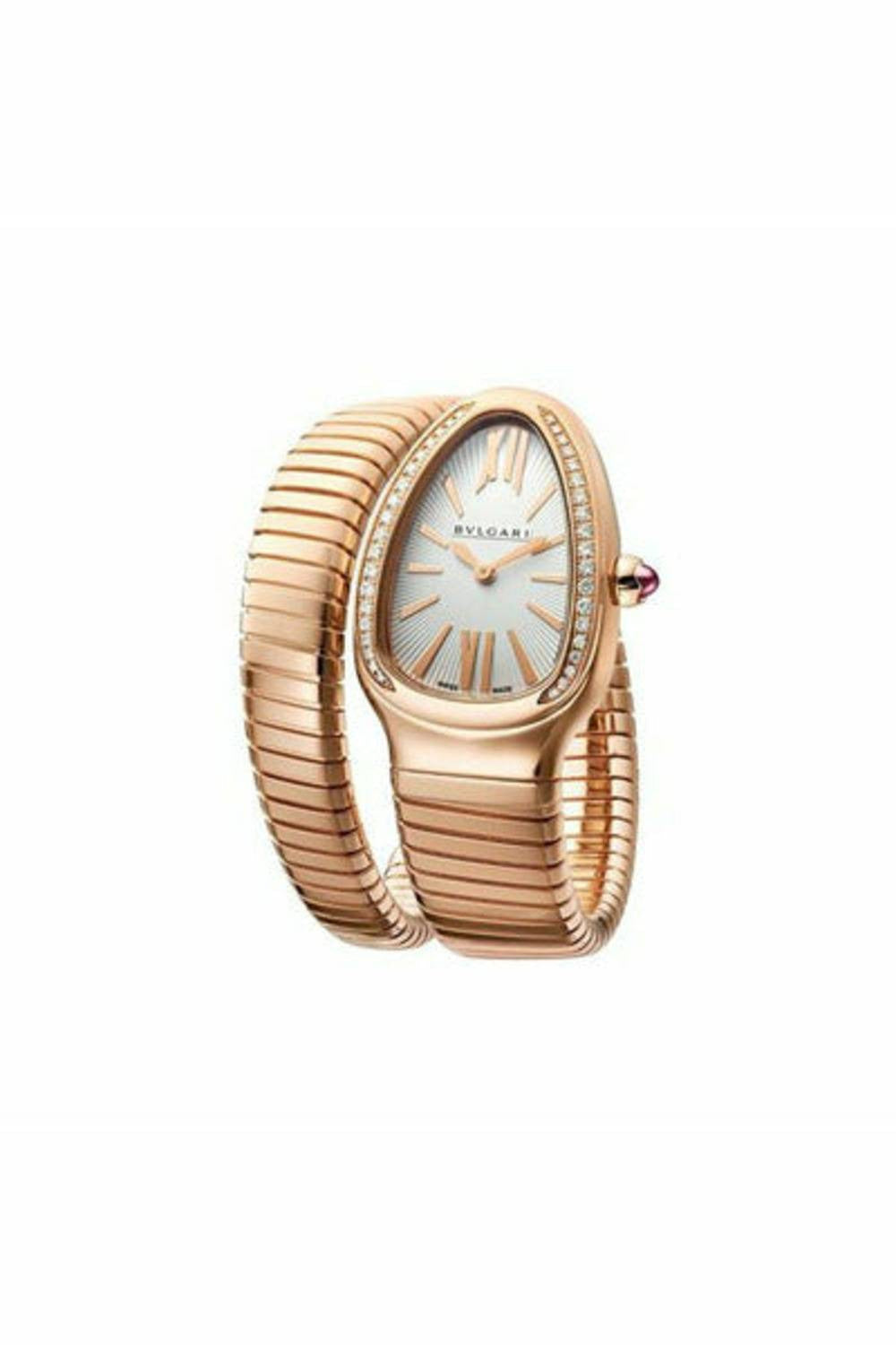 bvlgari serpenti tubogas 35mm 18k rose gold ladies watch-DUBAILUXURYWATCH