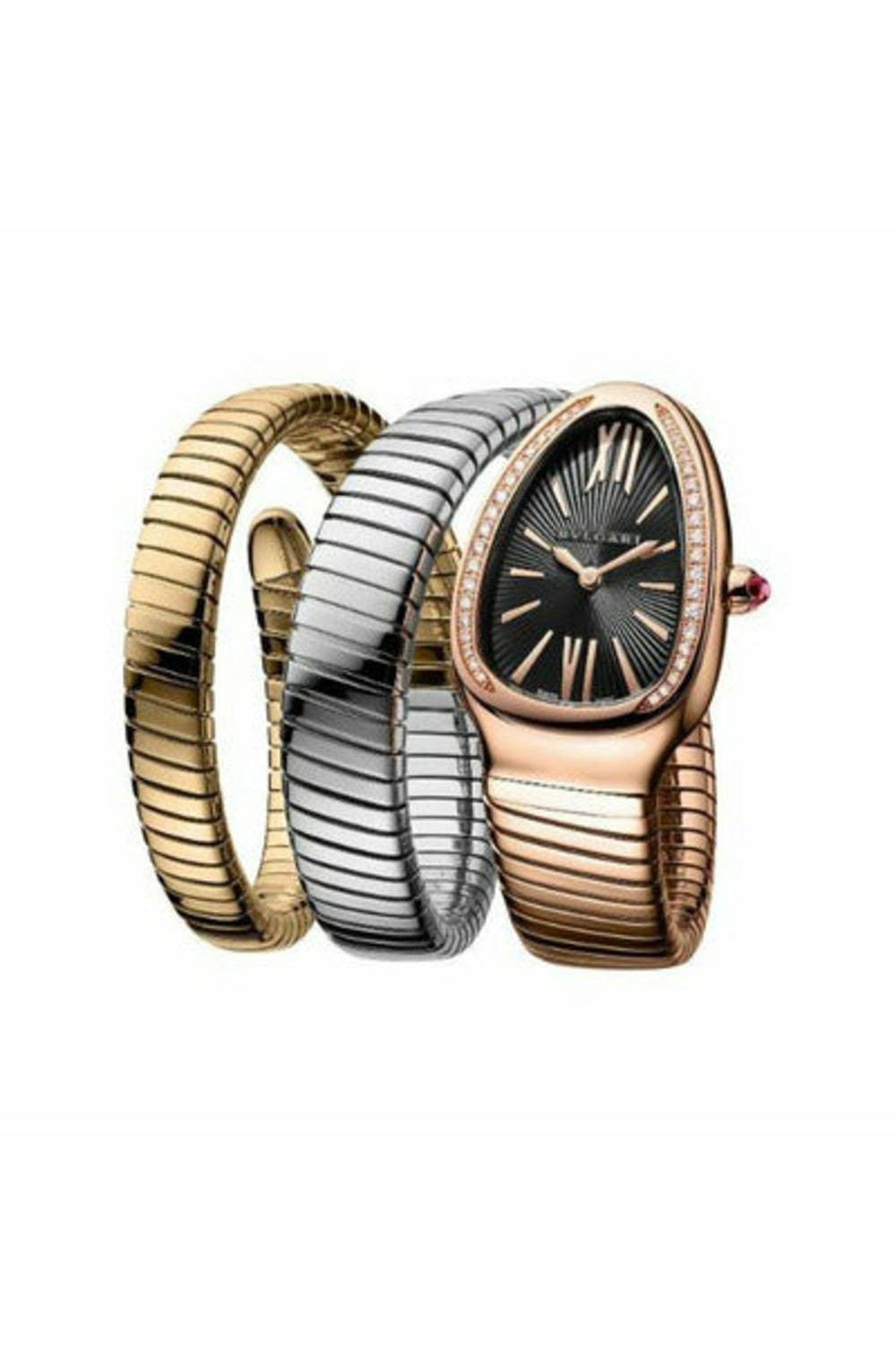 bvlgari serpenti tubogas 35mm 18kt rose gold ladies watch-DUBAILUXURYWATCH