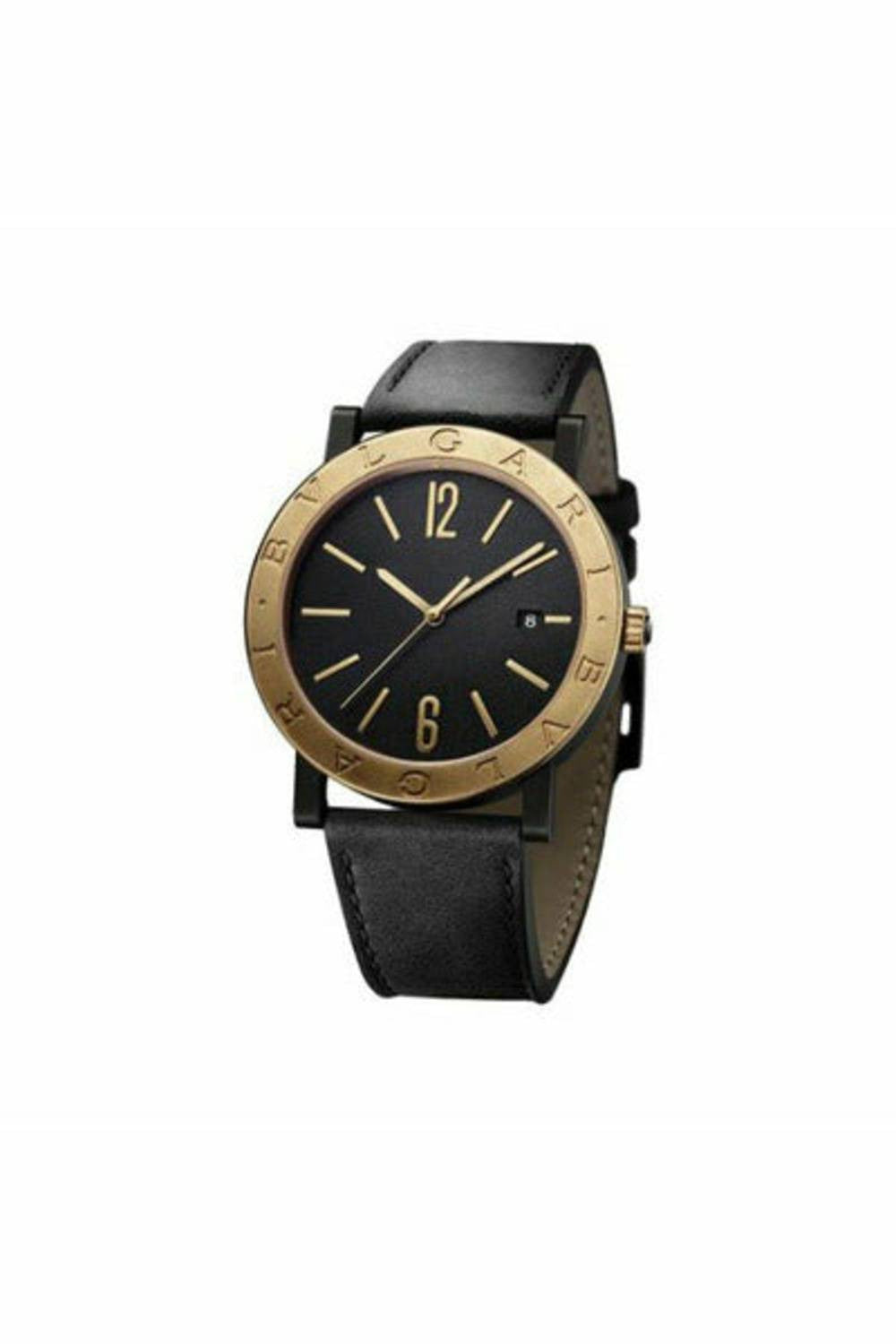 bvlgari solotempo 41mm dlc coated stainless steel men's watch-DUBAILUXURYWATCH