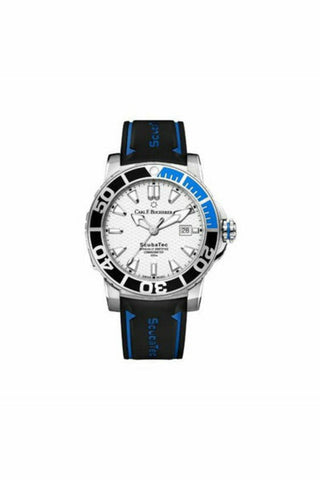 carl f. bucherer patravi scubatec chronograph 44.6mm stainless steel men's watch-DUBAILUXURYWATCH