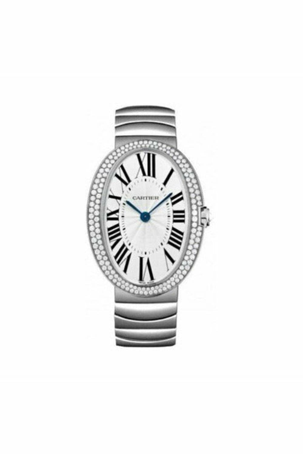 cartier baignoire 18kt white gold 44mm ladies watch-DUBAILUXURYWATCH